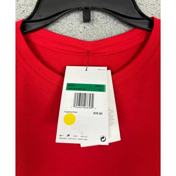 Nike Men's Cincinnati Reds Red Icon T-Shirt Extra Large Red New With Tag's. - Picture 4 of 8